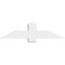 Ekena Millwork Eugene Architectural Grade PVC Gable Bracket, 48"W x 12"H x 4"D x 6"F, 6/12 Pitch GBP048X12X0406EUG00 - alternate 2
